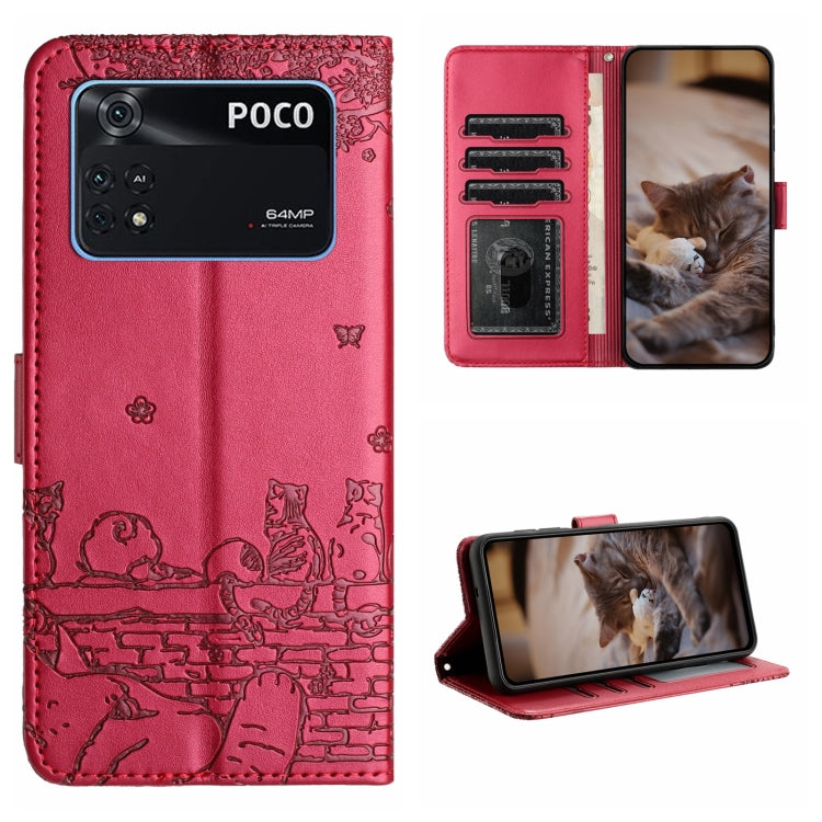 Cat Embossing Pattern Leather Phone Case with Lanyard, For Xiaomi Poco F5 Pro, For Xiaomi Redmi Note 12 4G Global, For Xiaomi Redmi Note 12 Pro Speed, For Xiaomi Redmi Note 12 5G India / POCO X5, For Xiaomi Redmi 12C / 11A                              ...