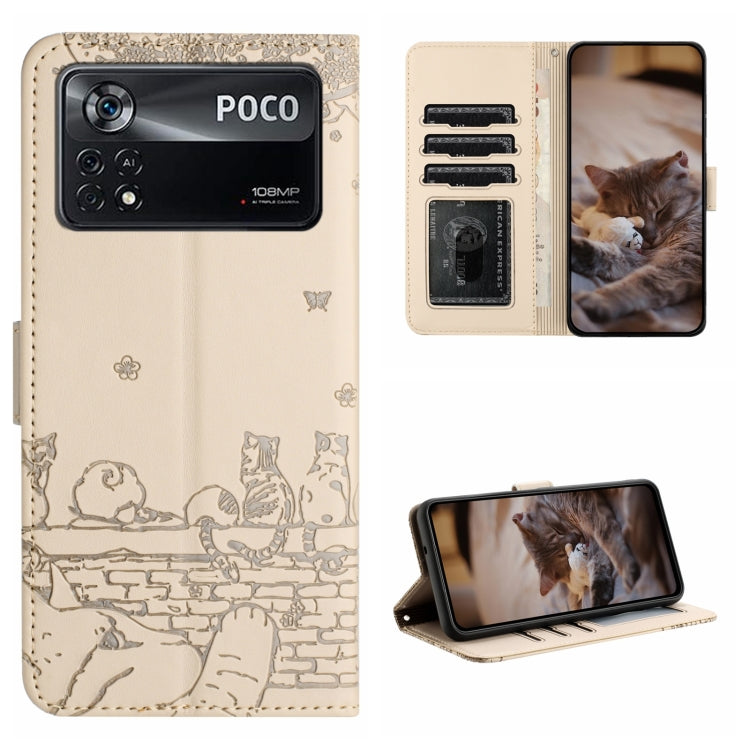 Cat Embossing Pattern Leather Phone Case with Lanyard, For Xiaomi Poco F5 Pro, For Xiaomi Redmi Note 12 4G Global, For Xiaomi Redmi Note 12 Pro Speed, For Xiaomi Redmi Note 12 5G India / POCO X5, For Xiaomi Redmi 12C / 11A                              ...