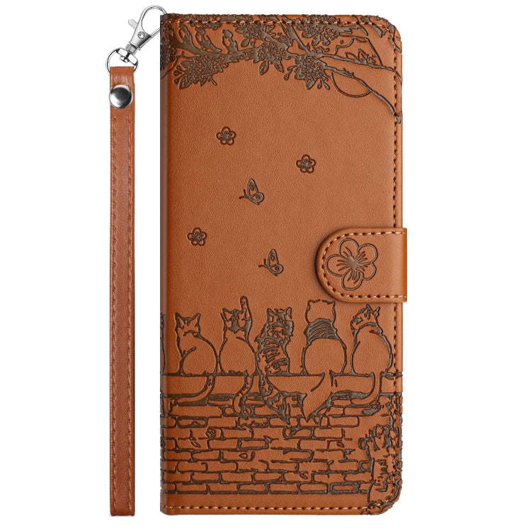 Cat Embossing Pattern Leather Phone Case with Lanyard, For Xiaomi Poco F5 Pro, For Xiaomi Redmi Note 12 4G Global, For Xiaomi Redmi Note 12 Pro Speed, For Xiaomi Redmi Note 12 5G India / POCO X5, For Xiaomi Redmi 12C / 11A                              ...
