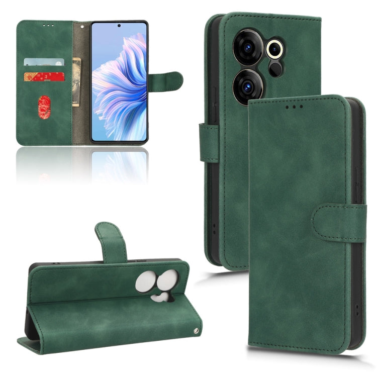 Skin Feel Magnetic Flip Leather Phone Case, For Tecno Pova 5, For Tecno Camon 20 Premier
