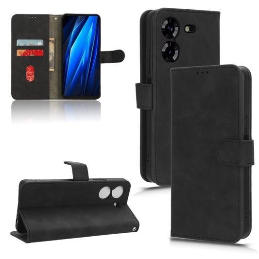 Skin Feel Magnetic Flip Leather Phone Case, For Tecno Pova 5, For Tecno Camon 20 Premier