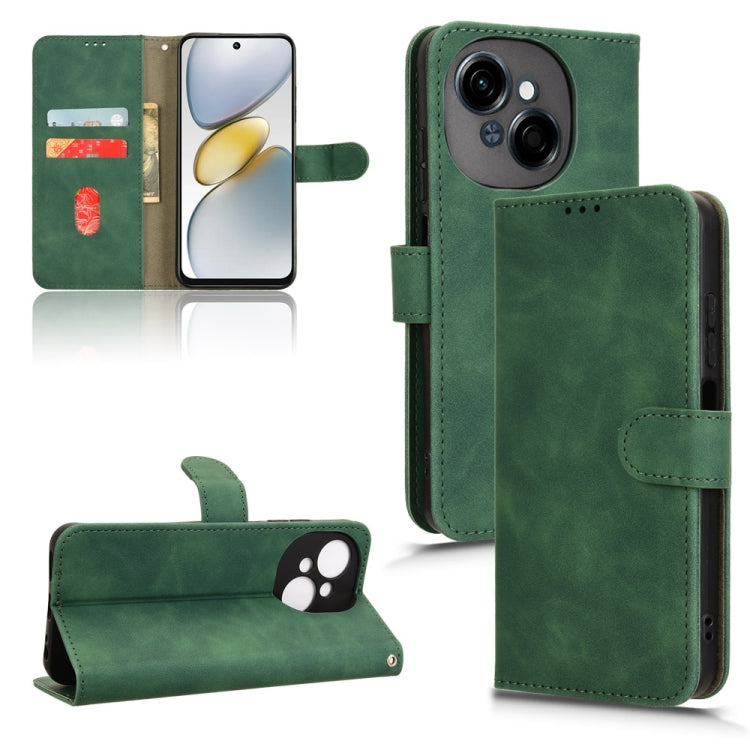 Skin Feel Magnetic Flip Leather Phone Case, For Tecno Spark 40 4G, For Tecno Pova 7 Ultra 5G, For Tecno Spark Go 2 4G, For Tecno Pova Curve 5G, For Tecno Camon 40 Premier, For Tecno Camon 40, For Tecno Spark 30 Pro 4G, For Tecno Spark Go 2025 / Spark G...