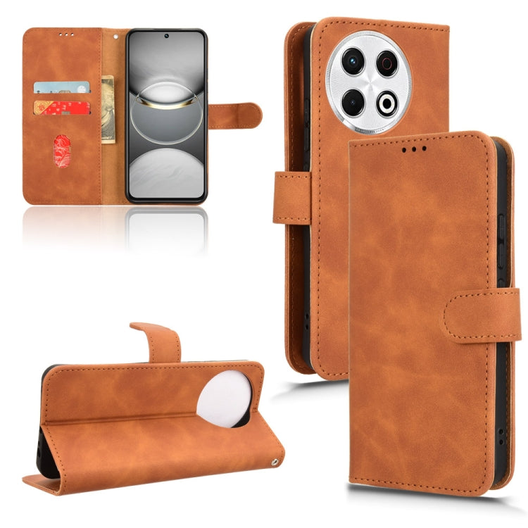 Skin Feel Magnetic Flip Leather Phone Case, For Tecno Spark 40 4G, For Tecno Pova 7 Ultra 5G, For Tecno Spark Go 2 4G, For Tecno Pova Curve 5G, For Tecno Camon 40 Premier, For Tecno Camon 40, For Tecno Spark 30 Pro 4G, For Tecno Spark Go 2025 / Spark G...