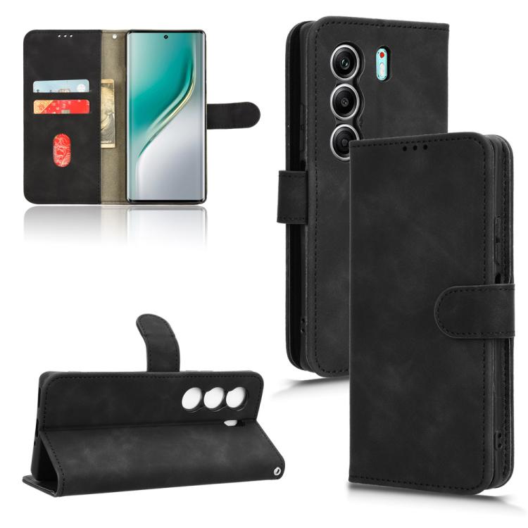 Skin Feel Magnetic Flip Leather Phone Case, For Tecno Spark 40 4G, For Tecno Pova 7 Ultra 5G, For Tecno Spark Go 2 4G, For Tecno Pova Curve 5G, For Tecno Camon 40 Premier, For Tecno Camon 40, For Tecno Spark 30 Pro 4G, For Tecno Spark Go 2025 / Spark G...