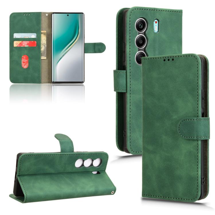 Skin Feel Magnetic Flip Leather Phone Case, For Tecno Spark 40 4G, For Tecno Pova 7 Ultra 5G, For Tecno Spark Go 2 4G, For Tecno Pova Curve 5G, For Tecno Camon 40 Premier, For Tecno Camon 40, For Tecno Spark 30 Pro 4G, For Tecno Spark Go 2025 / Spark G...