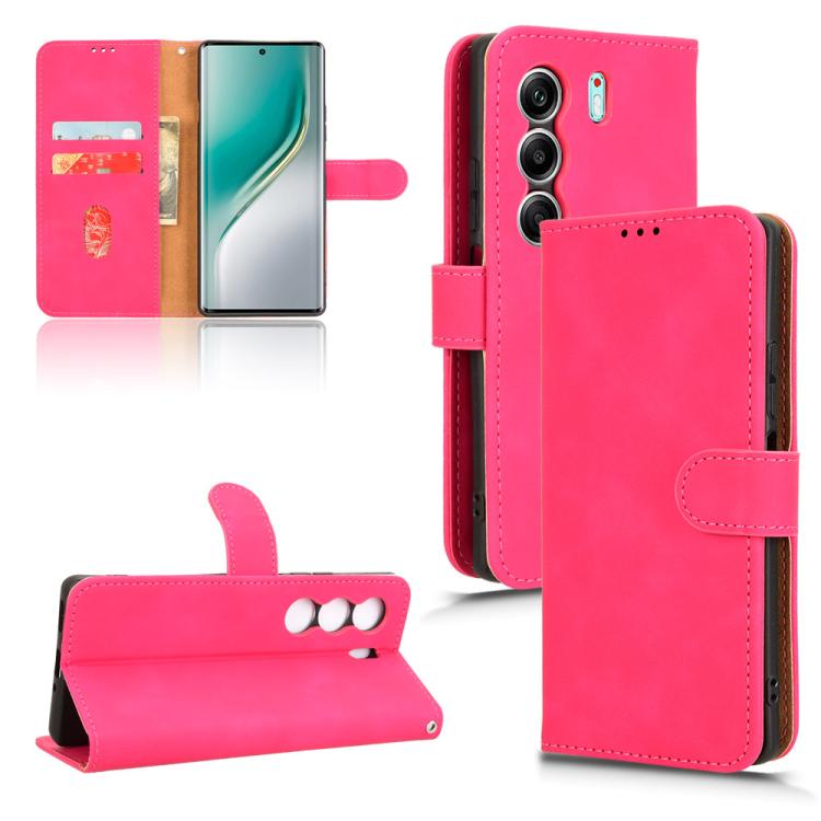 Skin Feel Magnetic Flip Leather Phone Case, For Tecno Spark 40 4G, For Tecno Pova 7 Ultra 5G, For Tecno Spark Go 2 4G, For Tecno Pova Curve 5G, For Tecno Camon 40 Premier, For Tecno Camon 40, For Tecno Spark 30 Pro 4G, For Tecno Spark Go 2025 / Spark G...