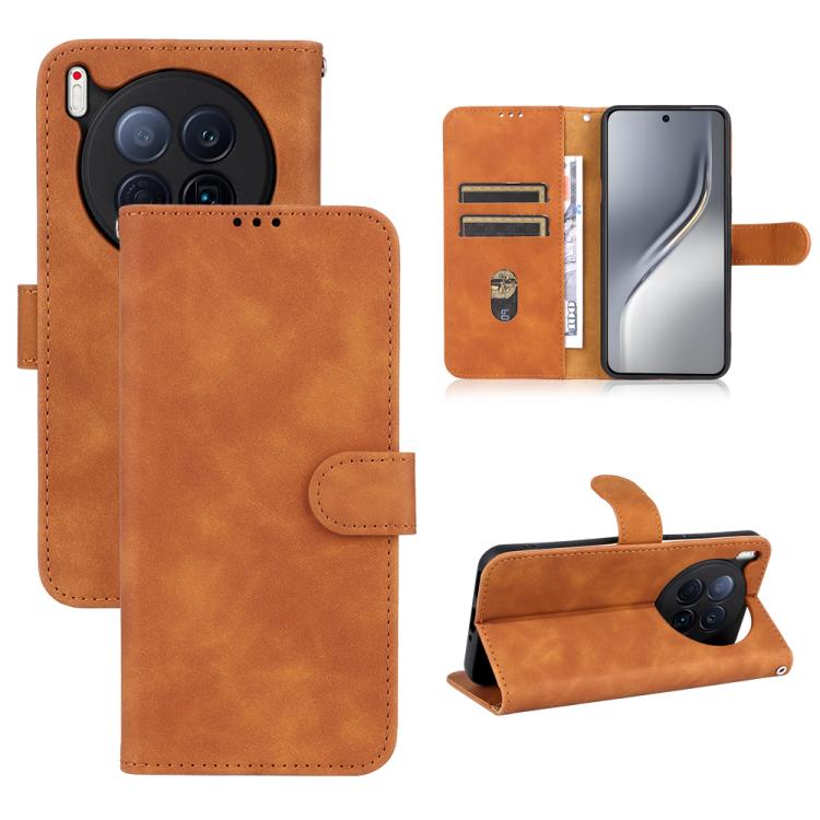 Skin Feel Magnetic Flip Leather Phone Case, For Tecno Spark 40 4G, For Tecno Pova 7 Ultra 5G, For Tecno Spark Go 2 4G, For Tecno Pova Curve 5G, For Tecno Camon 40 Premier, For Tecno Camon 40, For Tecno Spark 30 Pro 4G, For Tecno Spark Go 2025 / Spark G...
