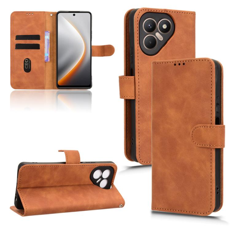 Skin Feel Magnetic Flip Leather Phone Case, For Tecno Pova Curve 2 5G, For Tecno Camon 50 Pro 4G, For Tecno Camon 50 4G, For Tenco Spark Go 3, For Tecno Spark Slim 5G, For Tecno Pova 7 Pro 5G, For Tecno Pova 7 5G, For Tecno Spark 40 Pro+               ...