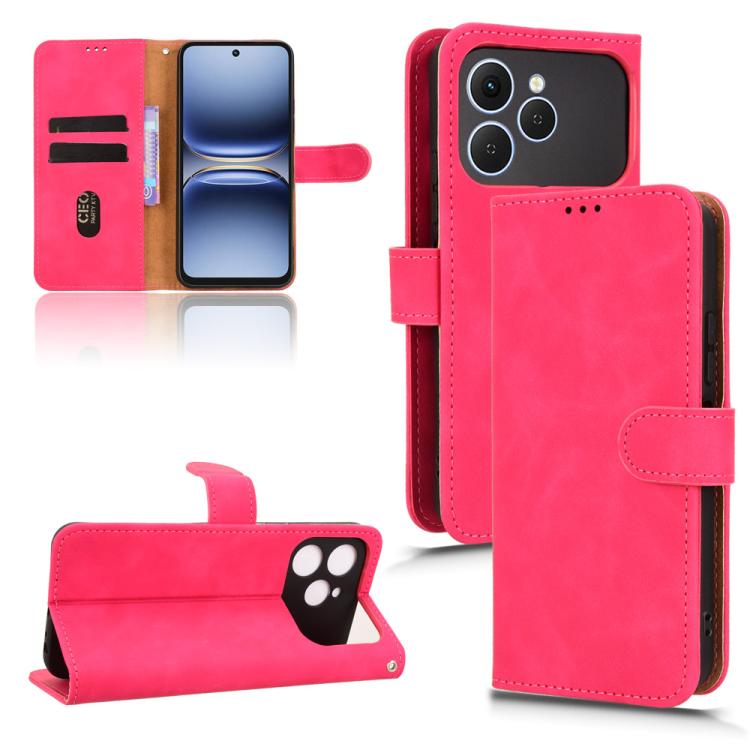 Skin Feel Magnetic Flip Leather Phone Case, For Tecno Spark 40 4G, For Tecno Pova 7 Ultra 5G, For Tecno Spark Go 2 4G, For Tecno Pova Curve 5G, For Tecno Camon 40 Premier, For Tecno Camon 40, For Tecno Spark 30 Pro 4G, For Tecno Spark Go 2025 / Spark G...