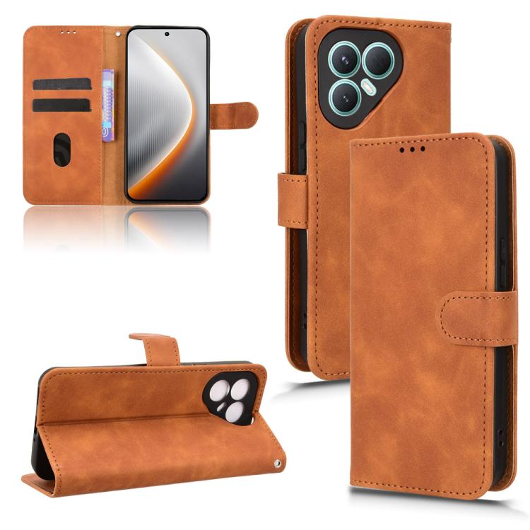 Skin Feel Magnetic Flip Leather Phone Case, For Tecno Spark 40 4G, For Tecno Pova 7 Ultra 5G, For Tecno Spark Go 2 4G, For Tecno Pova Curve 5G, For Tecno Camon 40 Premier, For Tecno Camon 40, For Tecno Spark 30 Pro 4G, For Tecno Spark Go 2025 / Spark G...