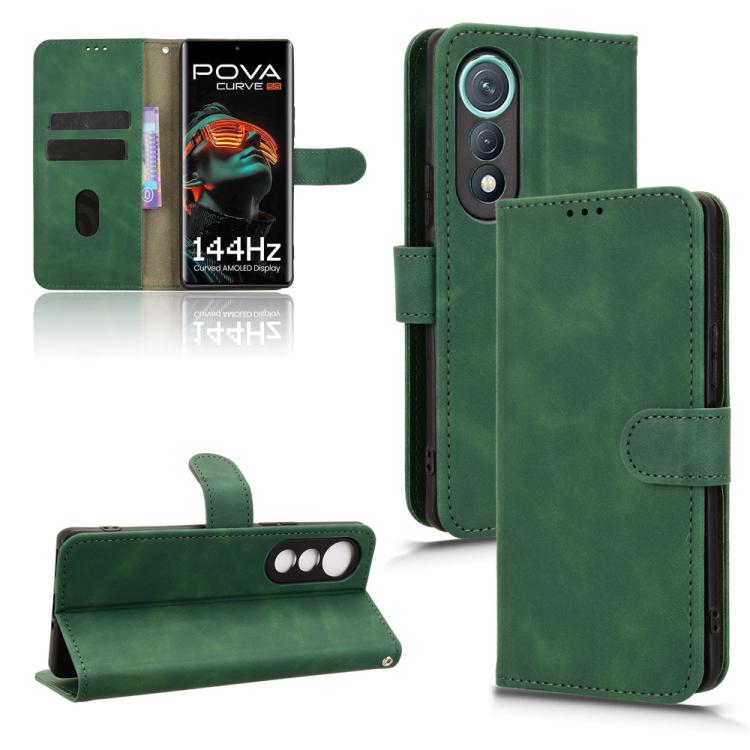 Skin Feel Magnetic Flip Leather Phone Case, For Tecno Spark 40 4G, For Tecno Pova 7 Ultra 5G, For Tecno Spark Go 2 4G, For Tecno Pova Curve 5G, For Tecno Camon 40 Premier, For Tecno Camon 40, For Tecno Spark 30 Pro 4G, For Tecno Spark Go 2025 / Spark G...