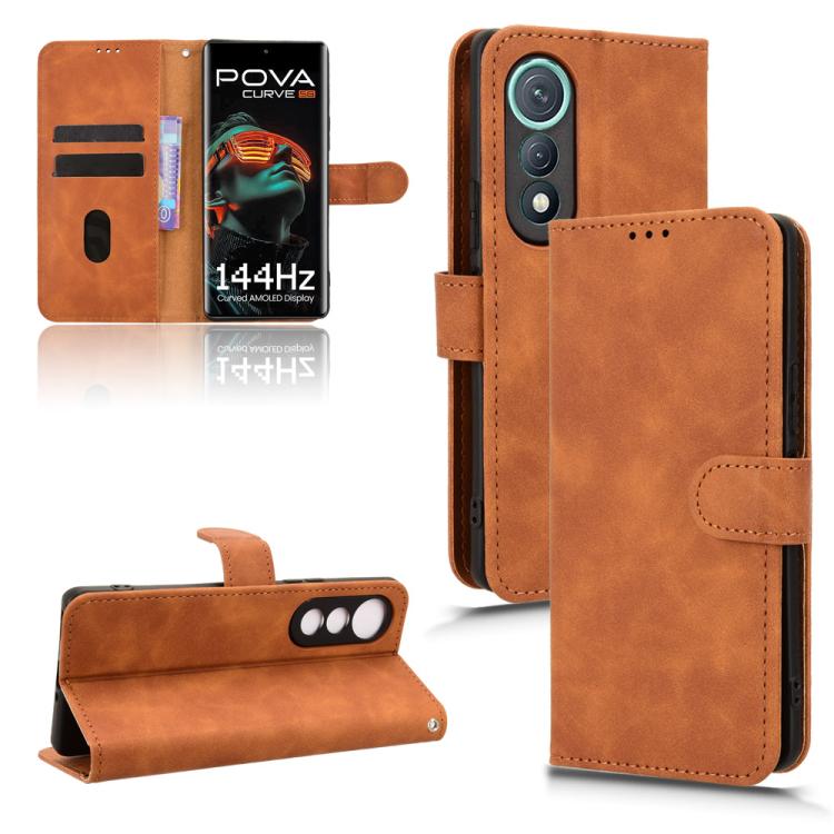 Skin Feel Magnetic Flip Leather Phone Case, For Tecno Spark 40 4G, For Tecno Pova 7 Ultra 5G, For Tecno Spark Go 2 4G, For Tecno Pova Curve 5G, For Tecno Camon 40 Premier, For Tecno Camon 40, For Tecno Spark 30 Pro 4G, For Tecno Spark Go 2025 / Spark G...