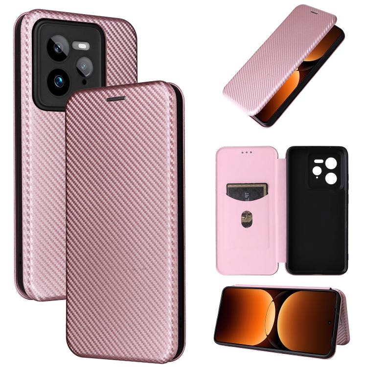 Carbon Fiber Texture Flip Leather Phone Case, For Realme Neo7x 5G, For Realme P3 Pro 5G, For Realme 14 Pro 5G Global, For Realme C75 4G, For Realme CT7 Pro, For Realme 13 Pro / 13 Pro+, For Realme GT 6 / GT 6T, For Realme GT Neo6 / GT Neo6 SE          ...