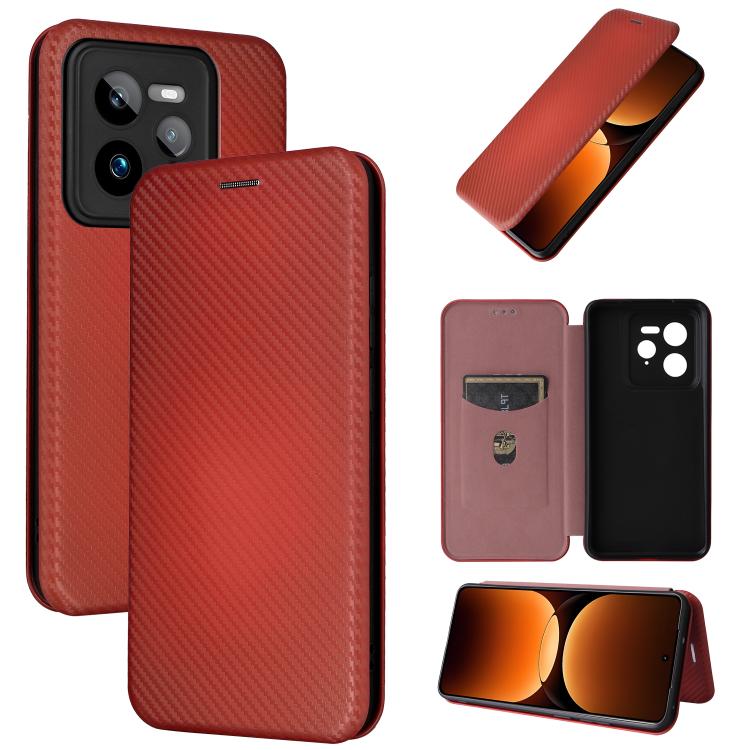 Carbon Fiber Texture Flip Leather Phone Case, For Realme Neo7x 5G, For Realme P3 Pro 5G, For Realme 14 Pro 5G Global, For Realme C75 4G, For Realme CT7 Pro, For Realme 13 Pro / 13 Pro+, For Realme GT 6 / GT 6T, For Realme GT Neo6 / GT Neo6 SE          ...