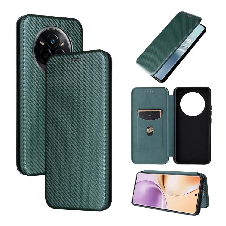 Carbon Fiber Texture Flip Leather Phone Case, For Realme Neo7x 5G, For Realme P3 Pro 5G, For Realme 14 Pro 5G Global, For Realme C75 4G, For Realme CT7 Pro, For Realme 13 Pro / 13 Pro+, For Realme GT 6 / GT 6T, For Realme GT Neo6 / GT Neo6 SE          ...