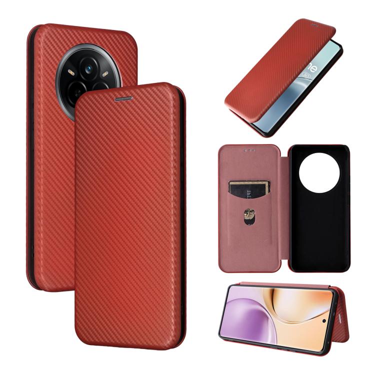 Carbon Fiber Texture Flip Leather Phone Case, For Realme Neo7x 5G, For Realme P3 Pro 5G, For Realme 14 Pro 5G Global, For Realme C75 4G, For Realme CT7 Pro, For Realme 13 Pro / 13 Pro+, For Realme GT 6 / GT 6T, For Realme GT Neo6 / GT Neo6 SE          ...