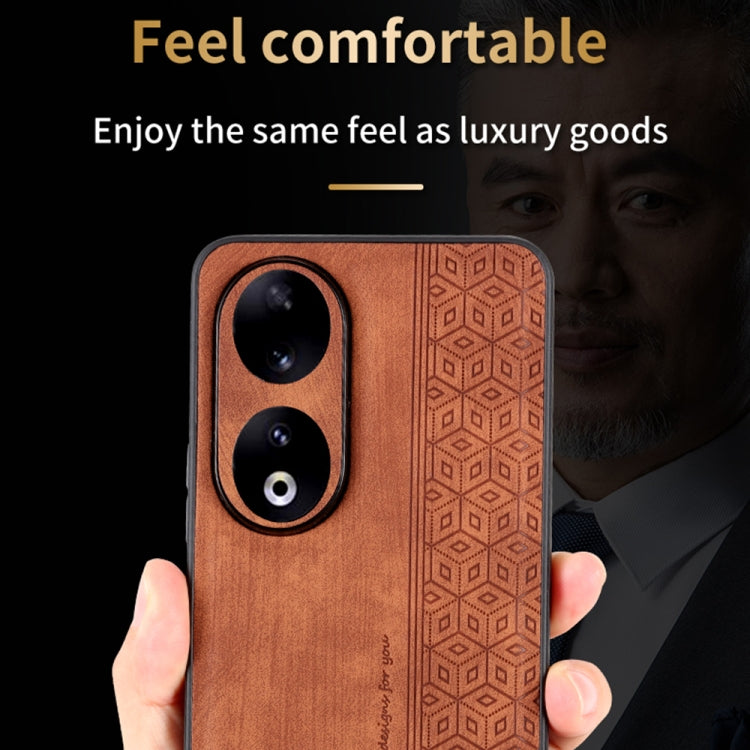 AZNS 3D Embossed Skin Feel Phone Case, For Honor X50, For Honor 90 Pro, For Honor 90
