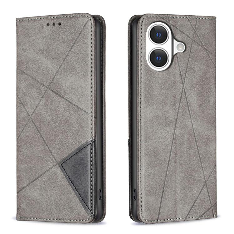 Rhombus Texture Magnetic Leather Phone Case, For iPhone 18 Pro Max/17 Pro Max, For iPhone 18 Pro/17 Pro, For iPhone 17, For iPhone 17 Air, For iPhone 16 Pro Max, For iPhone 16 Pro, For iPhone 16 Plus, For iPhone 16