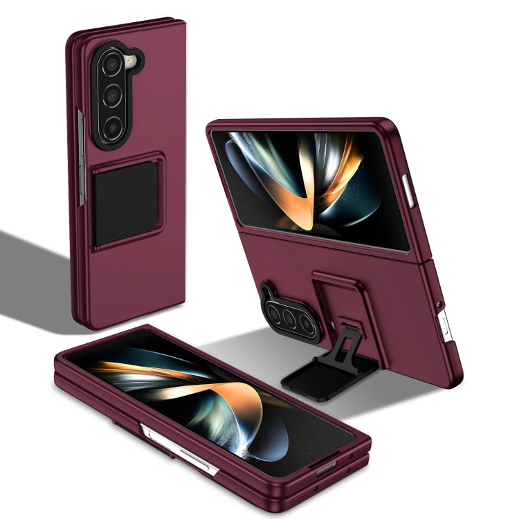 Three-dimensional Folding Holder PC Phone Case, For Samsung Galaxy Z Flip6 / Flip7 FE, For Samsung Galaxy Z Fold6 5G, For Samsung Galaxy Z Fold5, For Samsung Galaxy Z Flip5 5G
