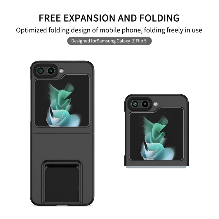 Three-dimensional Folding Holder PC Phone Case, For Samsung Galaxy Z Flip5 5G