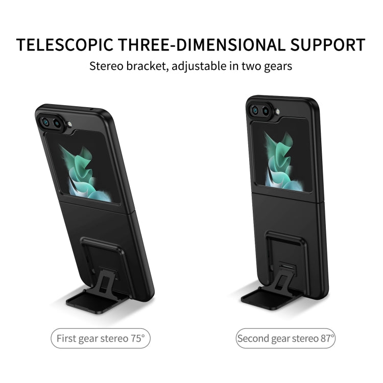 Three-dimensional Folding Holder PC Phone Case, For Samsung Galaxy Z Flip5 5G