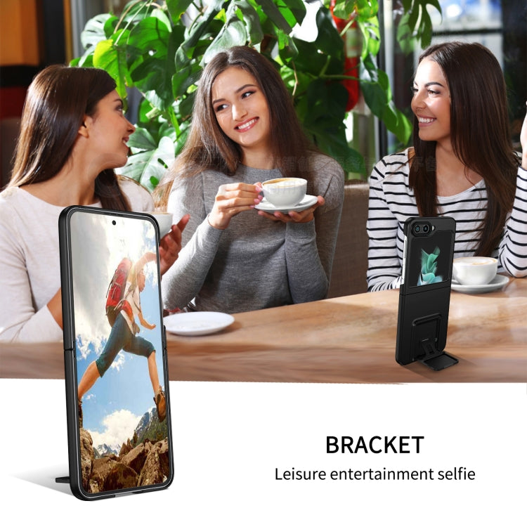 Three-dimensional Folding Holder PC Phone Case, For Samsung Galaxy Z Flip5 5G