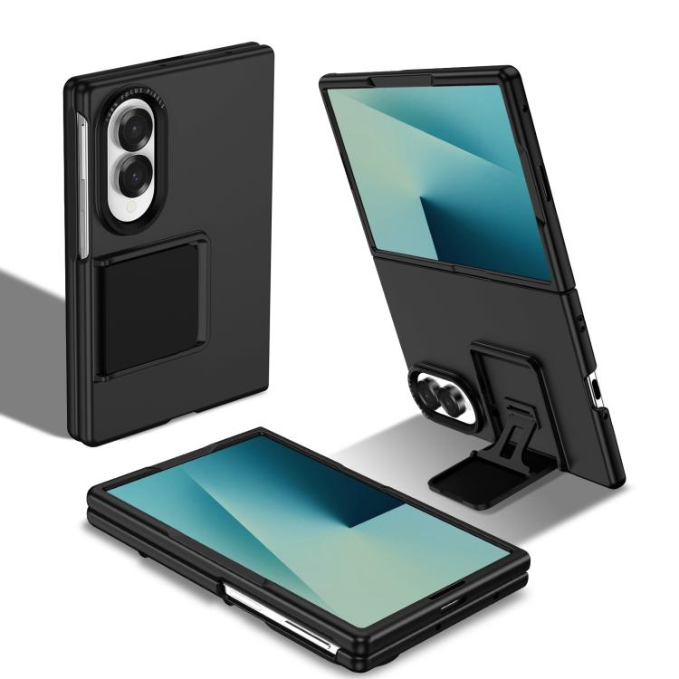Three-dimensional Folding Holder PC Phone Case, For Galaxy Z Fold8 5G, For Galaxy Z Fold8 Ultra 5G, For Galaxy Z Flip8 5G, For Galaxy Z Fold7 5G, For Galaxy Z Flip7 5G, For Samsung Galaxy Z Flip6 5G, For Samsung Galaxy Z Fold6 5G                       ...
