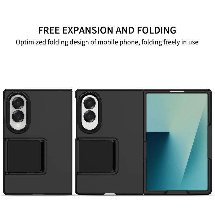 Three-dimensional Folding Holder PC Phone Case, For Galaxy Z Fold8 5G, For Galaxy Z Fold8 Ultra 5G, For Galaxy Z Flip8 5G, For Galaxy Z Fold7 5G, For Galaxy Z Flip7 5G, For Samsung Galaxy Z Flip6 5G, For Samsung Galaxy Z Fold6 5G                       ...