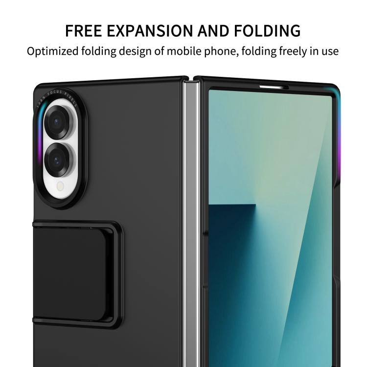 Three-dimensional Folding Holder PC Phone Case, For Galaxy Z Fold8 5G, For Galaxy Z Fold8 Ultra 5G, For Galaxy Z Flip8 5G, For Galaxy Z Fold7 5G, For Galaxy Z Flip7 5G, For Samsung Galaxy Z Flip6 5G, For Samsung Galaxy Z Fold6 5G                       ...