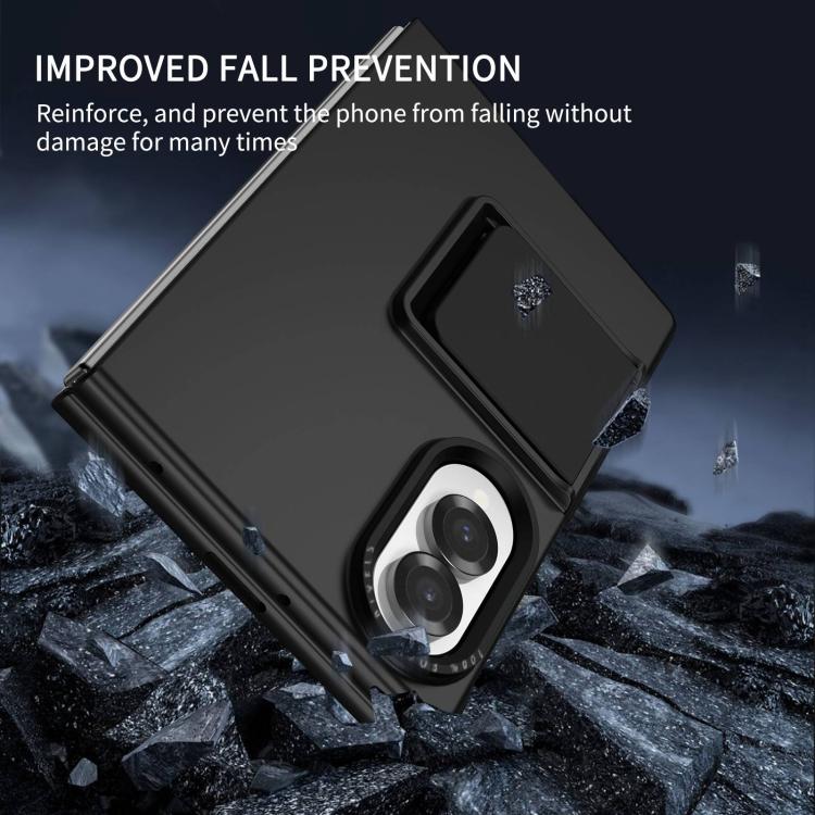 Three-dimensional Folding Holder PC Phone Case, For Galaxy Z Fold8 5G, For Galaxy Z Fold8 Ultra 5G, For Galaxy Z Flip8 5G, For Galaxy Z Fold7 5G, For Galaxy Z Flip7 5G, For Samsung Galaxy Z Flip6 5G, For Samsung Galaxy Z Fold6 5G                       ...