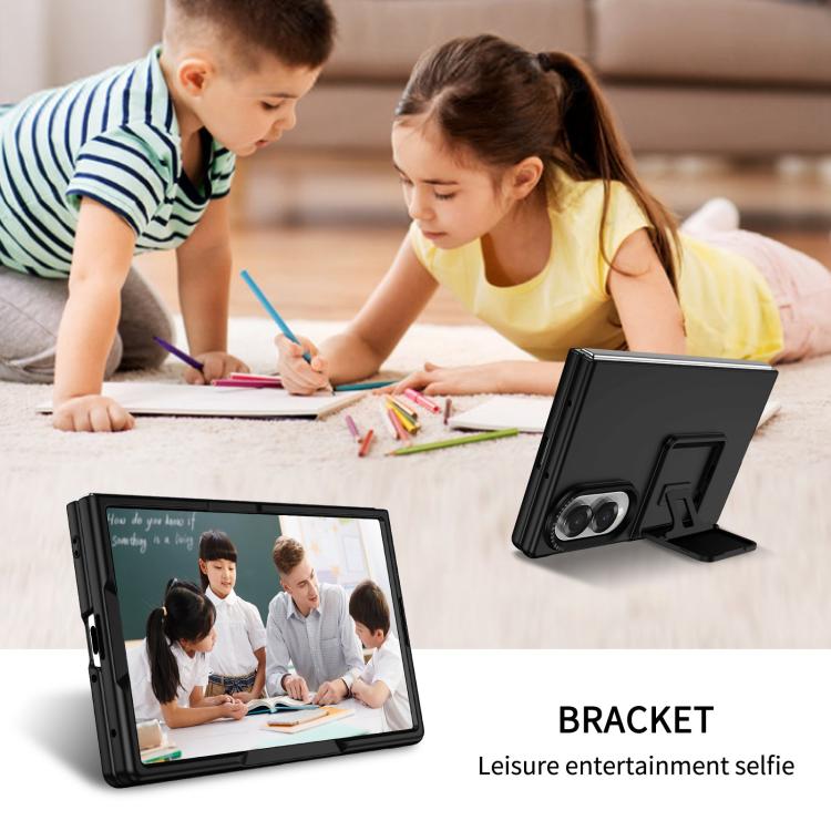 Three-dimensional Folding Holder PC Phone Case, For Galaxy Z Fold8 5G, For Galaxy Z Fold8 Ultra 5G, For Galaxy Z Flip8 5G, For Galaxy Z Fold7 5G, For Galaxy Z Flip7 5G, For Samsung Galaxy Z Flip6 5G, For Samsung Galaxy Z Fold6 5G                       ...