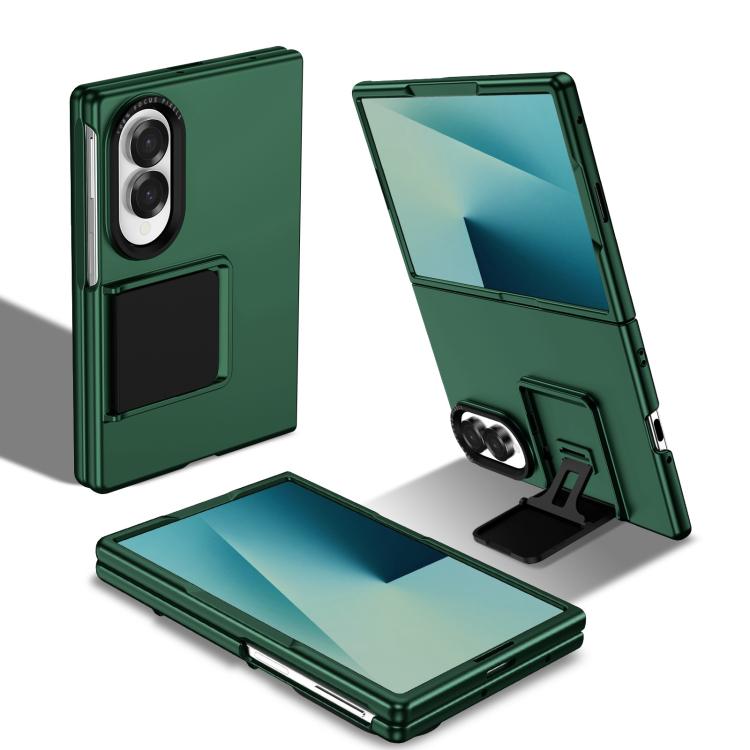 Three-dimensional Folding Holder PC Phone Case, For Galaxy Z Fold8 5G, For Galaxy Z Fold8 Ultra 5G, For Galaxy Z Flip8 5G, For Galaxy Z Fold7 5G, For Galaxy Z Flip7 5G, For Samsung Galaxy Z Flip6 5G, For Samsung Galaxy Z Fold6 5G                       ...