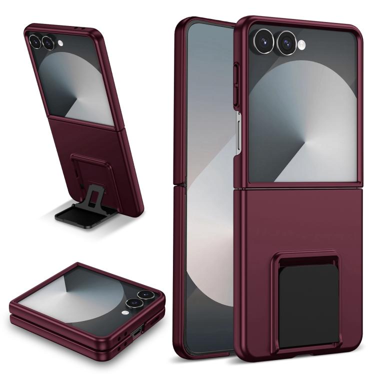 Three-dimensional Folding Holder PC Phone Case, For Galaxy Z Fold8 5G, For Galaxy Z Fold8 Ultra 5G, For Galaxy Z Flip8 5G, For Galaxy Z Fold7 5G, For Galaxy Z Flip7 5G, For Samsung Galaxy Z Flip6 5G, For Samsung Galaxy Z Fold6 5G                       ...