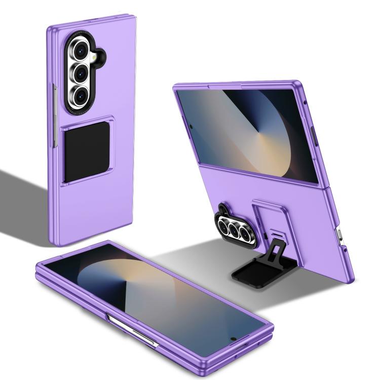 Three-dimensional Folding Holder PC Phone Case, For Galaxy Z Fold8 5G, For Galaxy Z Fold8 Ultra 5G, For Galaxy Z Flip8 5G, For Galaxy Z Fold7 5G, For Galaxy Z Flip7 5G, For Samsung Galaxy Z Flip6 5G, For Samsung Galaxy Z Fold6 5G                       ...