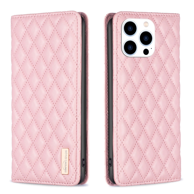Diamond Lattice Magnetic Leather Flip Phone Case, For iPhone 18 Pro/17 Pro, For iPhone 18 Pro Max/17 Pro Max, For iPhone 17, For iPhone 17 Air, For iPhone 16 Pro Max, For iPhone 16 Pro, For iPhone 16 Plus, For iPhone 16