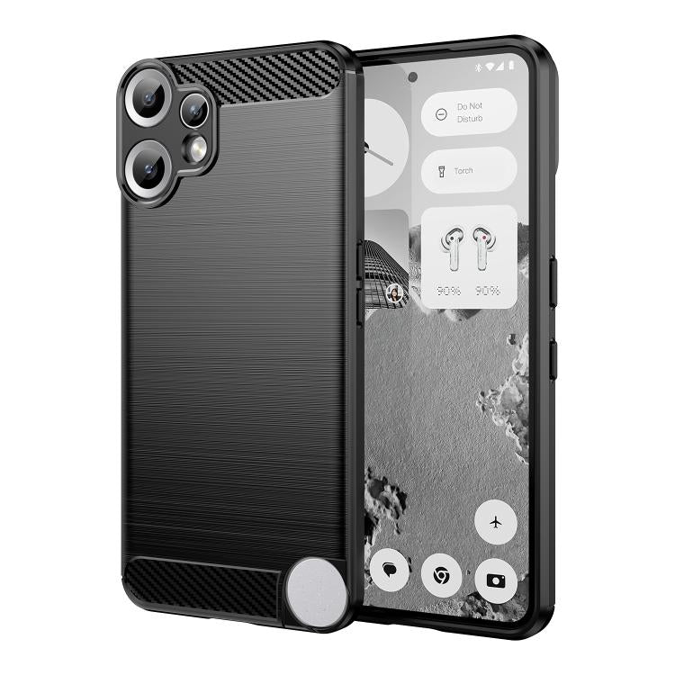 Carbon Fiber Brushed Texture TPU Phone Case, For Nothing Phone 4b, For Nothing Phone 4a Pro, For Nothing Phone 4a, For Nothing Phone 3a Lite, For Nothing Phone 3, For Nothing CMF Phone 2 Pro, For Nothing Phone 3a, For Nothing Phone 3a Pro              ...