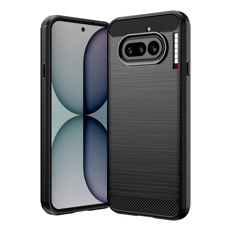 Carbon Fiber Brushed Texture TPU Phone Case, For Nothing Phone 4b, For Nothing Phone 4a Pro, For Nothing Phone 4a, For Nothing Phone 3a Lite, For Nothing Phone 3, For Nothing CMF Phone 2 Pro, For Nothing Phone 3a, For Nothing Phone 3a Pro              ...