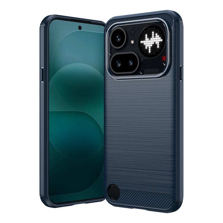 Carbon Fiber Brushed Texture TPU Phone Case, For Nothing Phone 4b, For Nothing Phone 4a Pro, For Nothing Phone 4a, For Nothing Phone 3a Lite, For Nothing Phone 3, For Nothing CMF Phone 2 Pro, For Nothing Phone 3a, For Nothing Phone 3a Pro              ...