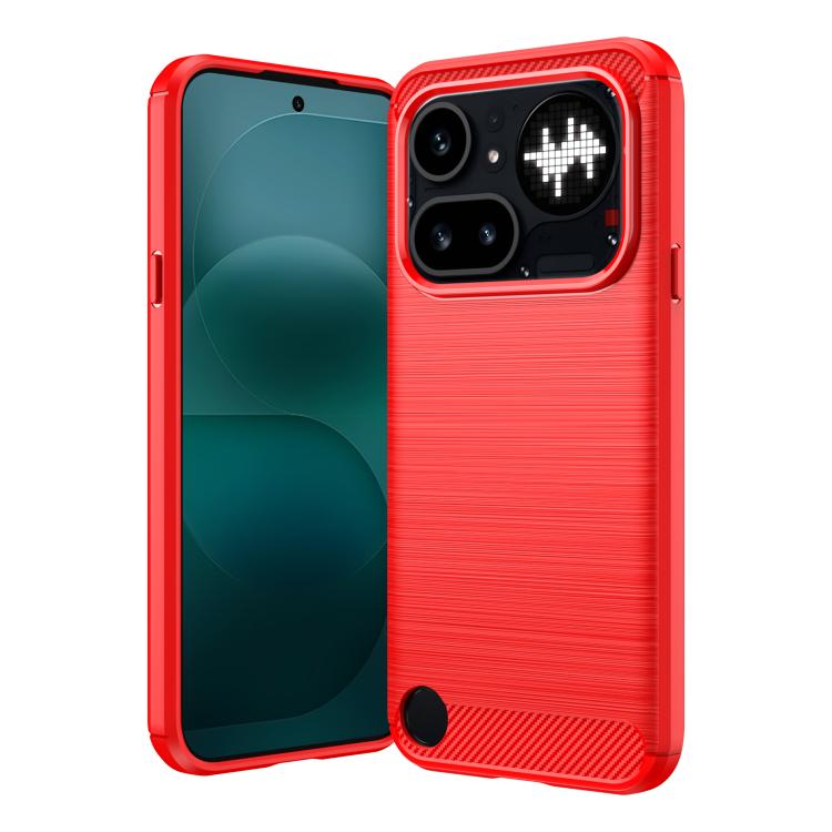Carbon Fiber Brushed Texture TPU Phone Case, For Nothing Phone 4b, For Nothing Phone 4a Pro, For Nothing Phone 4a, For Nothing Phone 3a Lite, For Nothing Phone 3, For Nothing CMF Phone 2 Pro, For Nothing Phone 3a, For Nothing Phone 3a Pro              ...