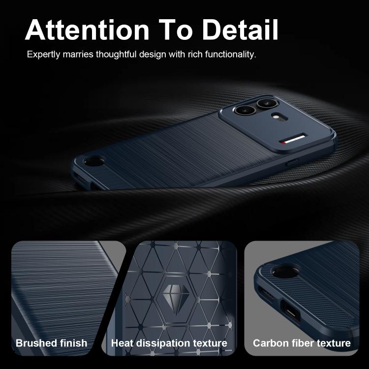 Carbon Fiber Brushed Texture TPU Phone Case, For Nothing Phone 4b, For Nothing Phone 4a Pro, For Nothing Phone 4a, For Nothing Phone 3a Lite, For Nothing Phone 3, For Nothing CMF Phone 2 Pro, For Nothing Phone 3a, For Nothing Phone 3a Pro              ...