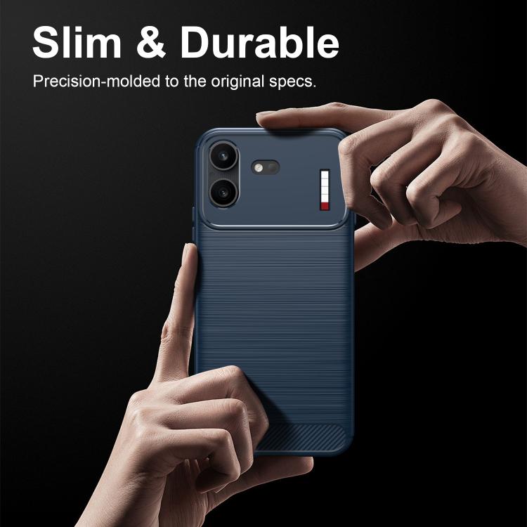Carbon Fiber Brushed Texture TPU Phone Case, For Nothing Phone 4b, For Nothing Phone 4a Pro, For Nothing Phone 4a, For Nothing Phone 3a Lite, For Nothing Phone 3, For Nothing CMF Phone 2 Pro, For Nothing Phone 3a, For Nothing Phone 3a Pro              ...