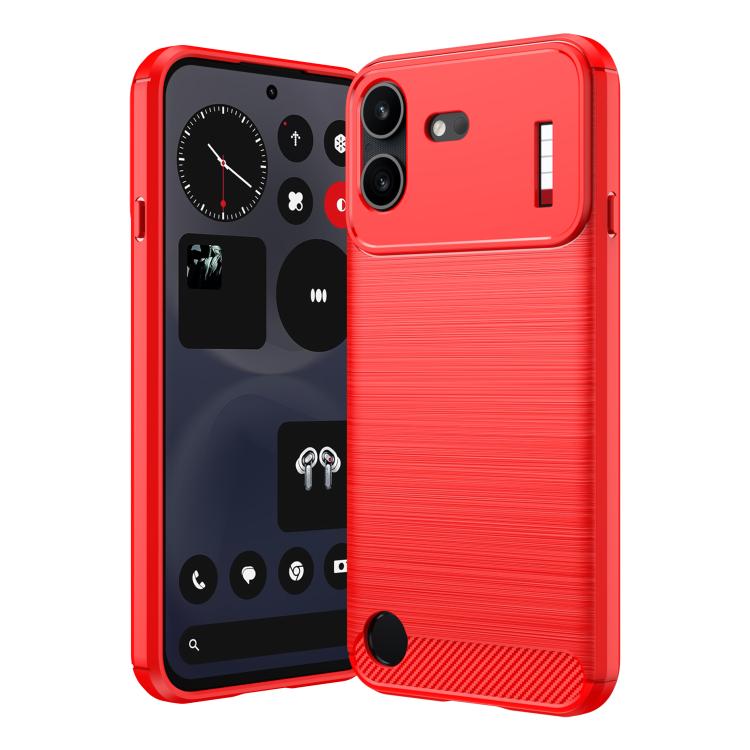 Carbon Fiber Brushed Texture TPU Phone Case, For Nothing Phone 4b, For Nothing Phone 4a Pro, For Nothing Phone 4a, For Nothing Phone 3a Lite, For Nothing Phone 3, For Nothing CMF Phone 2 Pro, For Nothing Phone 3a, For Nothing Phone 3a Pro              ...