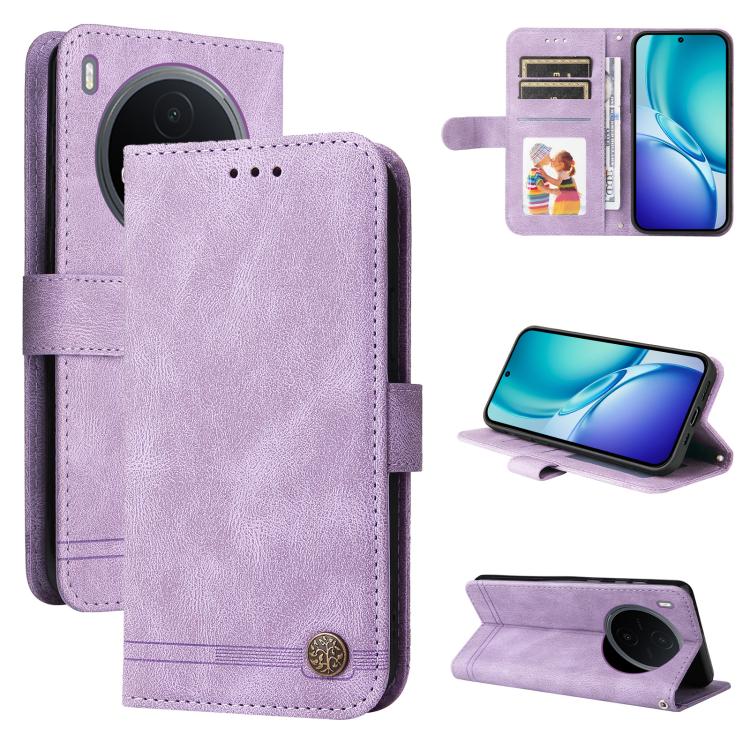 Skin Feel Life Tree Metal Button Leather Phone Case, For vivo S2 5G / V80 Lite IN/PK, For vivo X300 E 5G, For vivo Y500 4G / iQOO Z11 5G / T5 Pro 5G, For vivo Y600 Pro 5G, For vivo Y21 5G 2026 / vivo Y05 4G, For vivo V70 FE 5G, For vivo S50 5G / V70 5G...
