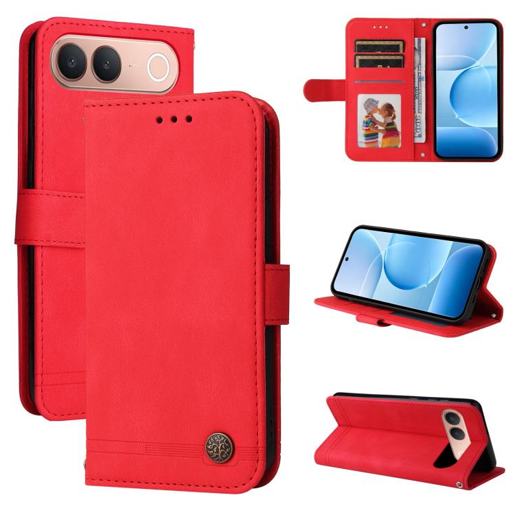 Skin Feel Life Tree Metal Button Leather Phone Case, For vivo S2 5G / V80 Lite IN/PK, For vivo X300 E 5G, For vivo Y500 4G / iQOO Z11 5G / T5 Pro 5G, For vivo Y600 Pro 5G, For vivo Y21 5G 2026 / vivo Y05 4G, For vivo V70 FE 5G, For vivo S50 5G / V70 5G...