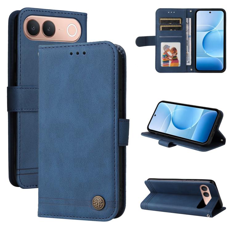 Skin Feel Life Tree Metal Button Leather Phone Case, For vivo S2 5G / V80 Lite IN/PK, For vivo X300 E 5G, For vivo Y500 4G / iQOO Z11 5G / T5 Pro 5G, For vivo Y600 Pro 5G, For vivo Y21 5G 2026 / vivo Y05 4G, For vivo V70 FE 5G, For vivo S50 5G / V70 5G...