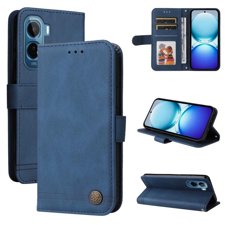 Skin Feel Life Tree Metal Button Leather Phone Case, For vivo S2 5G / V80 Lite IN/PK, For vivo X300 E 5G, For vivo Y500 4G / iQOO Z11 5G / T5 Pro 5G, For vivo Y600 Pro 5G, For vivo Y21 5G 2026 / vivo Y05 4G, For vivo V70 FE 5G, For vivo S50 5G / V70 5G...