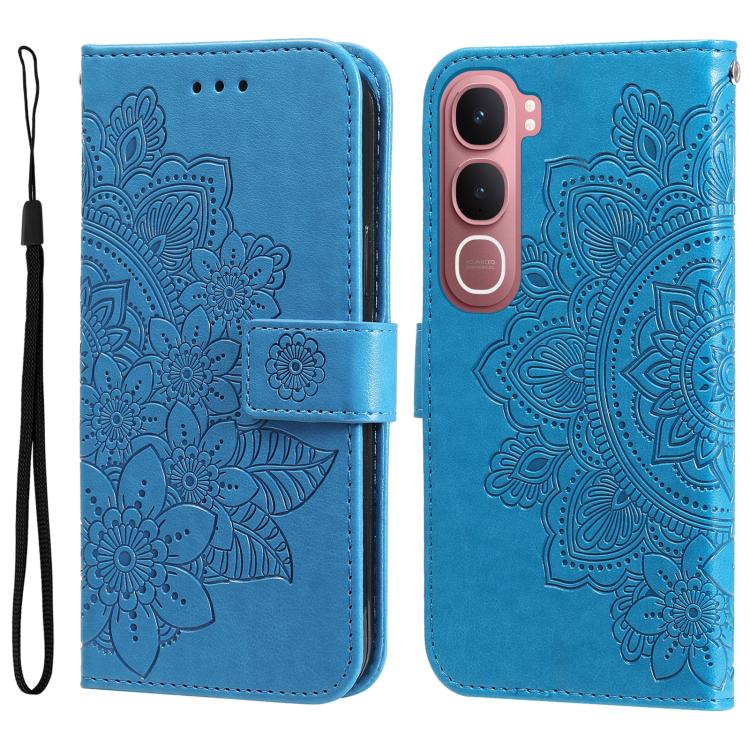 Seven-petal Flowers Embossing Leather Phone Case, For vivo Y600 Pro 5G, For vivo Y21 5G 2026 / vivo Y05 4G, For vivo V70 FE 5G, For vivo S50 5G / V70 5G, For vivo Y500 Pro 5G, For vivo X300 Pro, For vivo X300, For vivo V60 Lite 4G / 5G                 ...