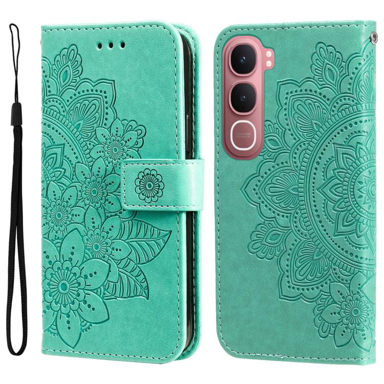 Seven-petal Flowers Embossing Leather Phone Case, For vivo Y600 Pro 5G, For vivo Y21 5G 2026 / vivo Y05 4G, For vivo V70 FE 5G, For vivo S50 5G / V70 5G, For vivo Y500 Pro 5G, For vivo X300 Pro, For vivo X300, For vivo V60 Lite 4G / 5G                 ...