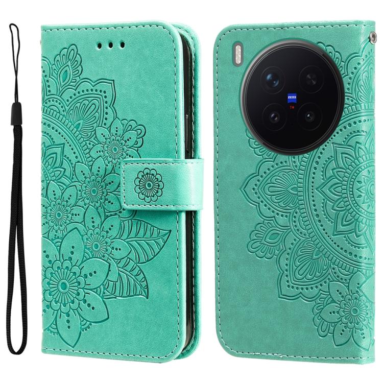Seven-petal Flowers Embossing Leather Phone Case, For vivo Y600 Pro 5G, For vivo Y21 5G 2026 / vivo Y05 4G, For vivo V70 FE 5G, For vivo S50 5G / V70 5G, For vivo Y500 Pro 5G, For vivo X300 Pro, For vivo X300, For vivo V60 Lite 4G / 5G                 ...