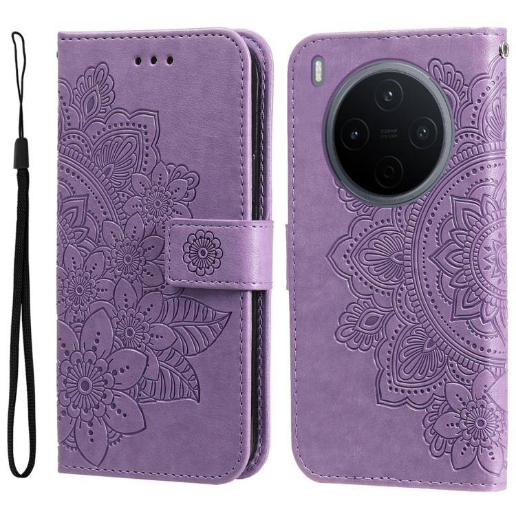 Seven-petal Flowers Embossing Leather Phone Case, For vivo Y600 Pro 5G, For vivo Y21 5G 2026 / vivo Y05 4G, For vivo V70 FE 5G, For vivo S50 5G / V70 5G, For vivo Y500 Pro 5G, For vivo X300 Pro, For vivo X300, For vivo V60 Lite 4G / 5G                 ...